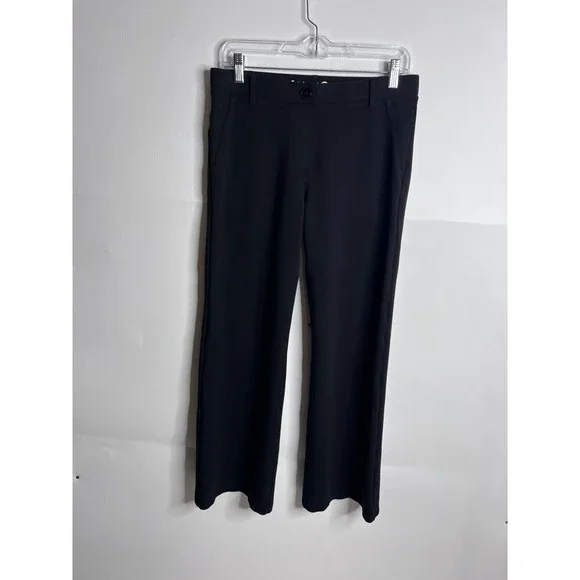 Betabrand Pants Womens Medium Petite Black Classic Bootcut Dress Pant Yoga Pants - Picture 3 of 12